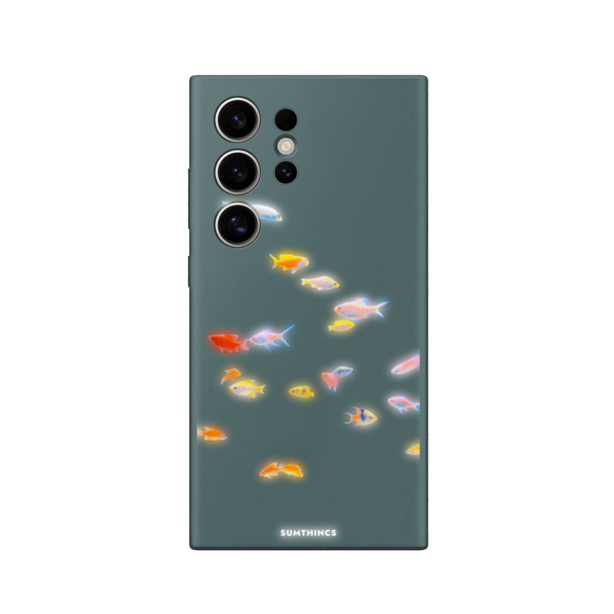 Samsung S23 Ultra Neon Fish Premium Telefon Kılıfı Kaktüs Yeşili - SUMTHINCS