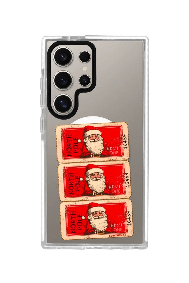 Samsung S23 Ultra Northpole Ticket Magsafe Procase Şeffaf Telefon Kılıfı - SUMTHINCS