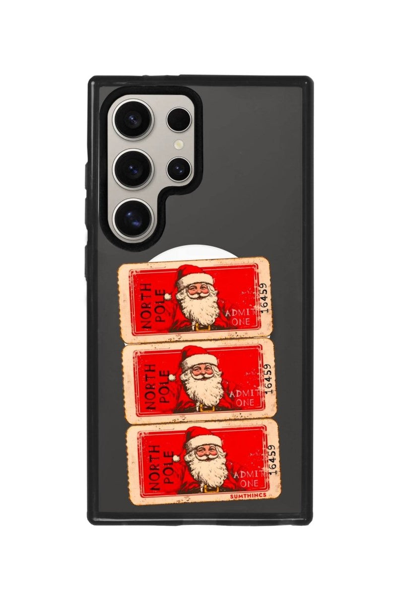 Samsung S23 Ultra Northpole Ticket Magsafe Procase Şeffaf Telefon Kılıfı - SUMTHINCS