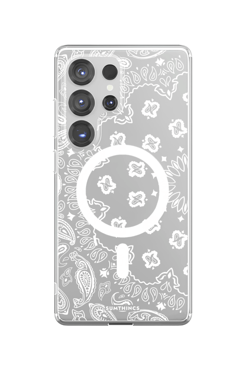 Samsung S23 Ultra Paisley Clear Magsafe Telefon Kılıfı - SUMTHINCS