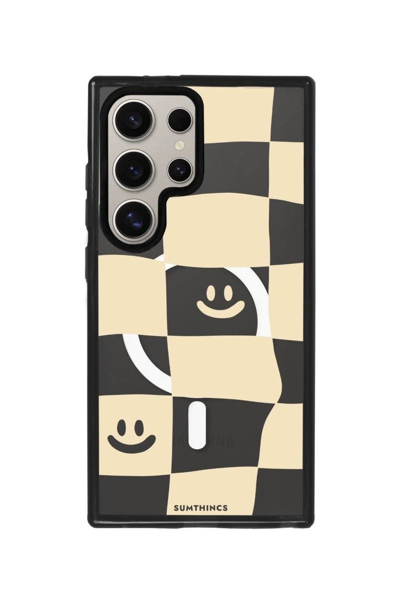 Samsung S23 Ultra Smiling Check Magsafe Procase Şeffaf Telefon Kılıfı - SUMTHINCS