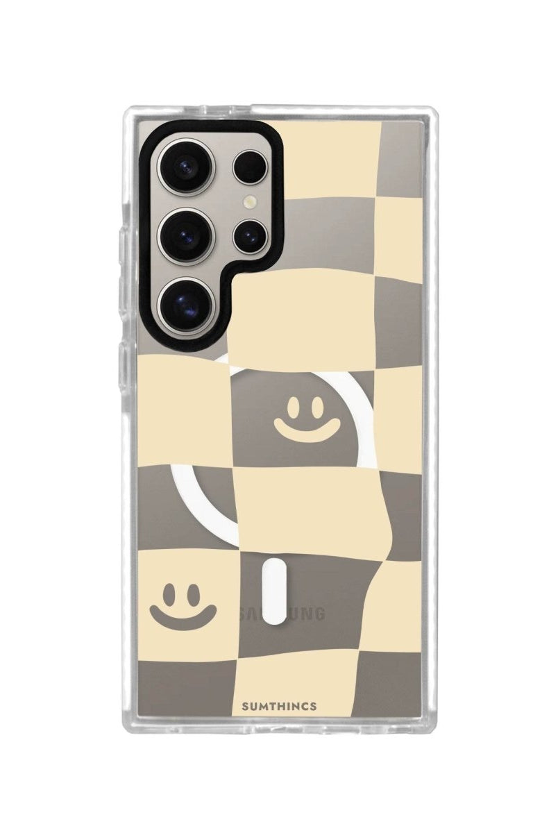 Samsung S23 Ultra Smiling Check Magsafe Procase Şeffaf Telefon Kılıfı - SUMTHINCS