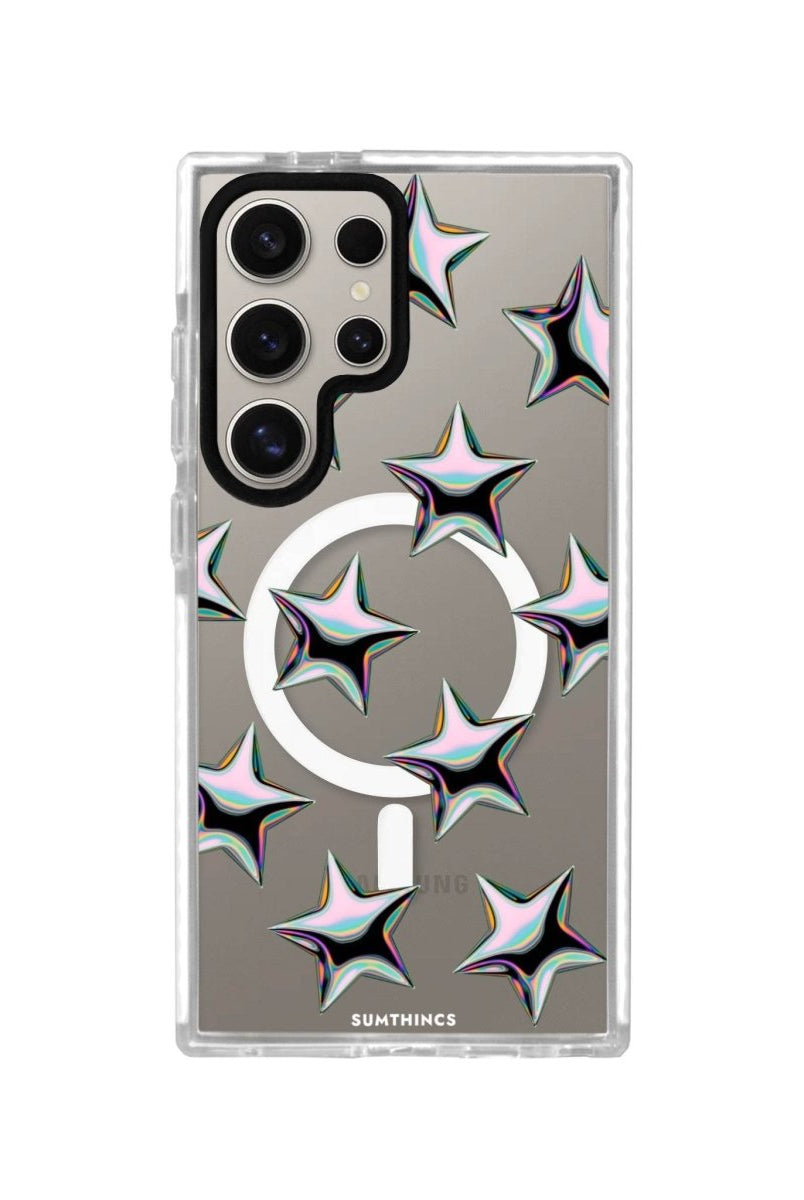 Samsung S23 Ultra Stars Magsafe Procase Şeffaf Telefon Kılıfı - SUMTHINCS