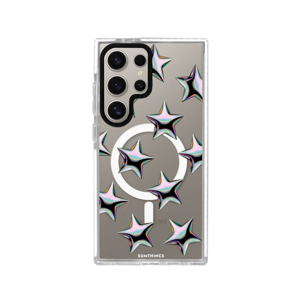 Samsung S23 Ultra Stars Magsafe Procase Şeffaf Telefon Kılıfı - SUMTHINCS