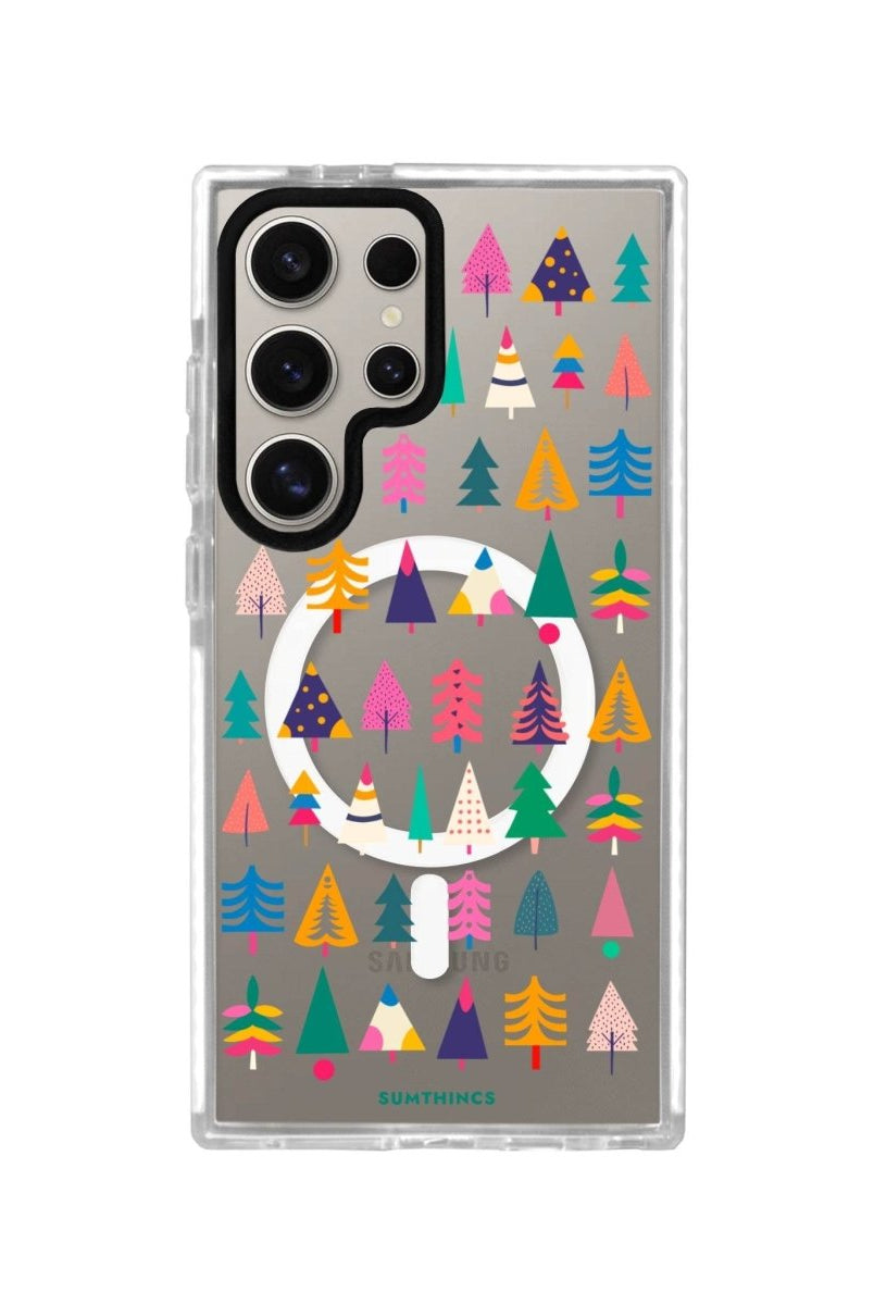 Samsung S23 Ultra Tiny Forest Magsafe Procase Şeffaf Telefon Kılıfı - SUMTHINCS