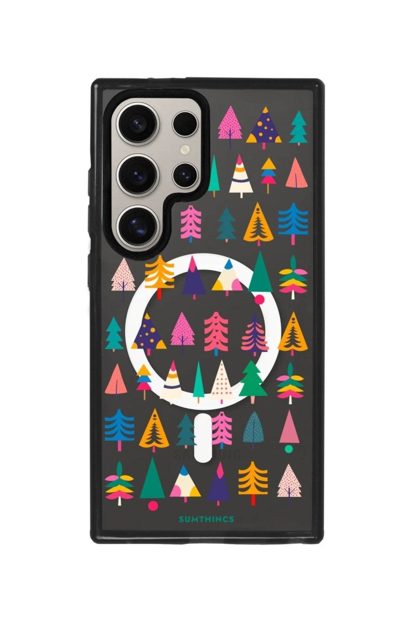 Samsung S23 Ultra Tiny Forest Magsafe Procase Şeffaf Telefon Kılıfı - SUMTHINCS