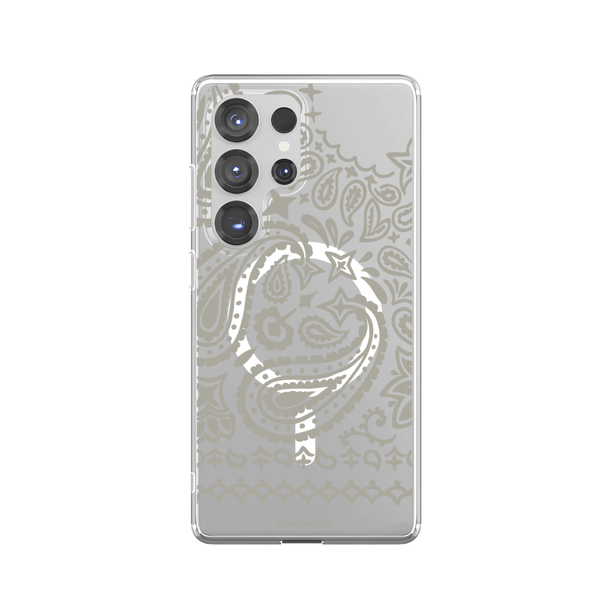 Samsung S23 Ultra Urban Bandana Clear Magsafe Şeffaf Telefon Kılıfı - SUMTHINCS