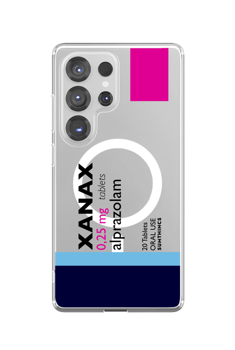 Samsung S23 Ultra Xanax Clear Magsafe Telefon Kılıfı - Sumthincs