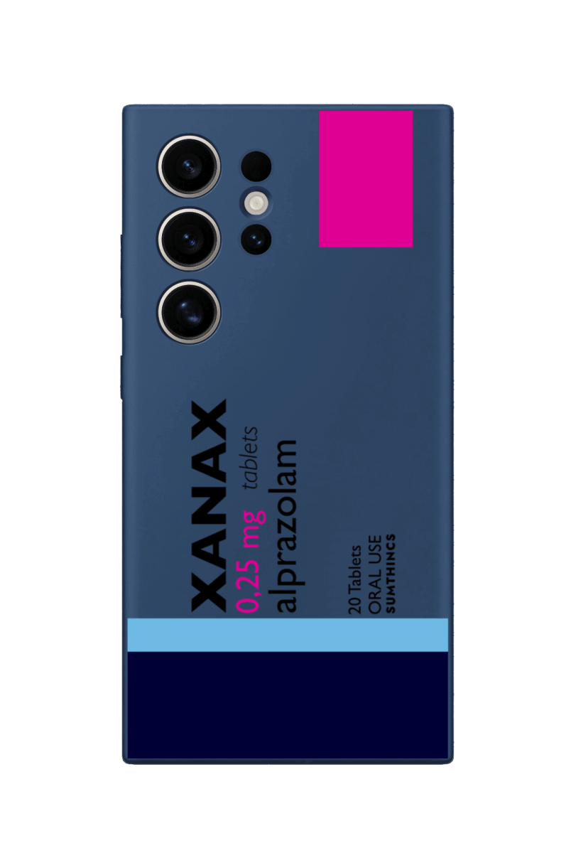 Samsung S23 Ultra Xanax Premium Telefon Kılıfı Pasifik Mavi - Sumthincs