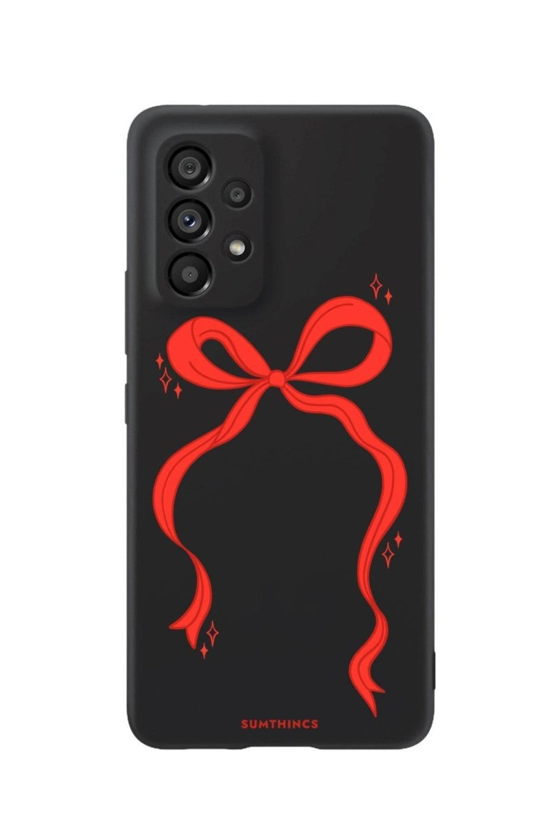Samsung S24 FE Red Bow Premium Telefon Kılıfı - SUMTHINCS