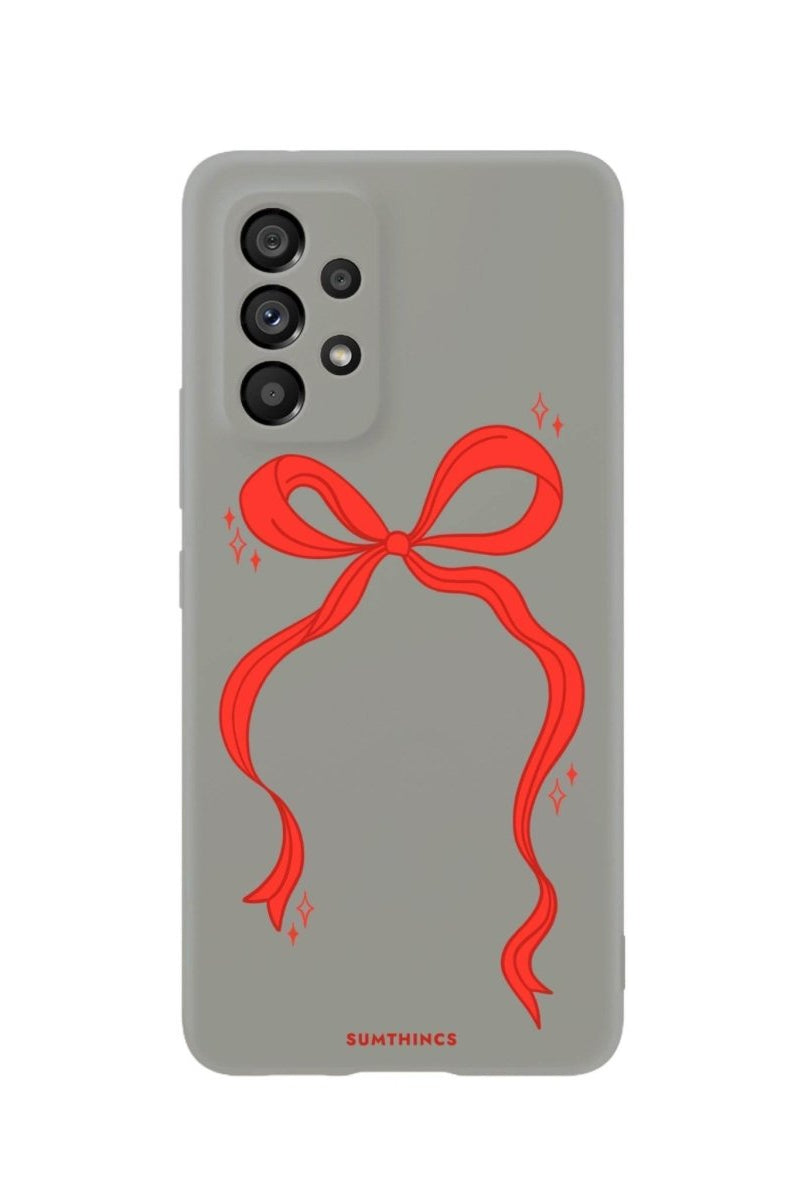 Samsung S24 FE Red Bow Premium Telefon Kılıfı - SUMTHINCS