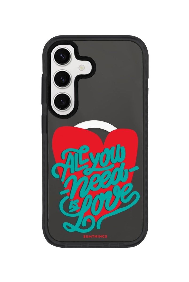 Samsung S24 Plus All You Need Is Love Magsafe Procase Şeffaf Telefon Kılıfı - SUMTHINCS