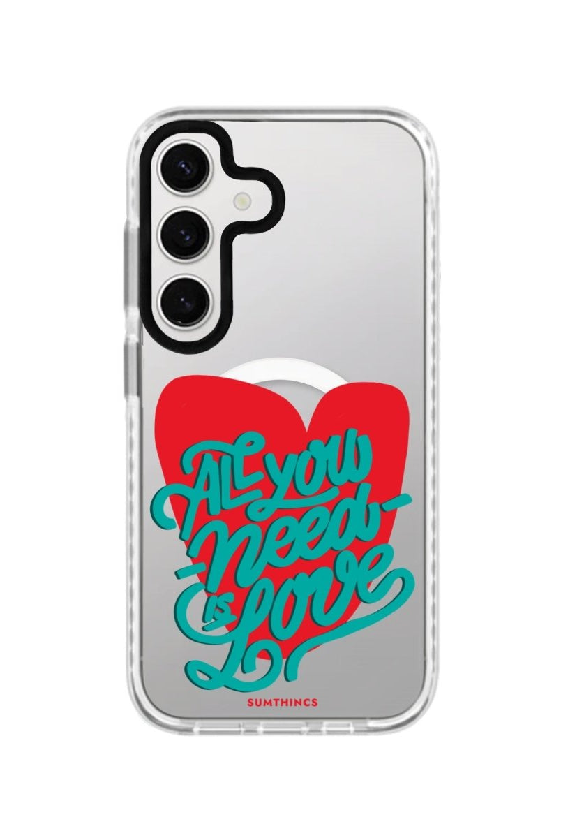 Samsung S24 Plus All You Need Is Love Magsafe Procase Şeffaf Telefon Kılıfı - SUMTHINCS