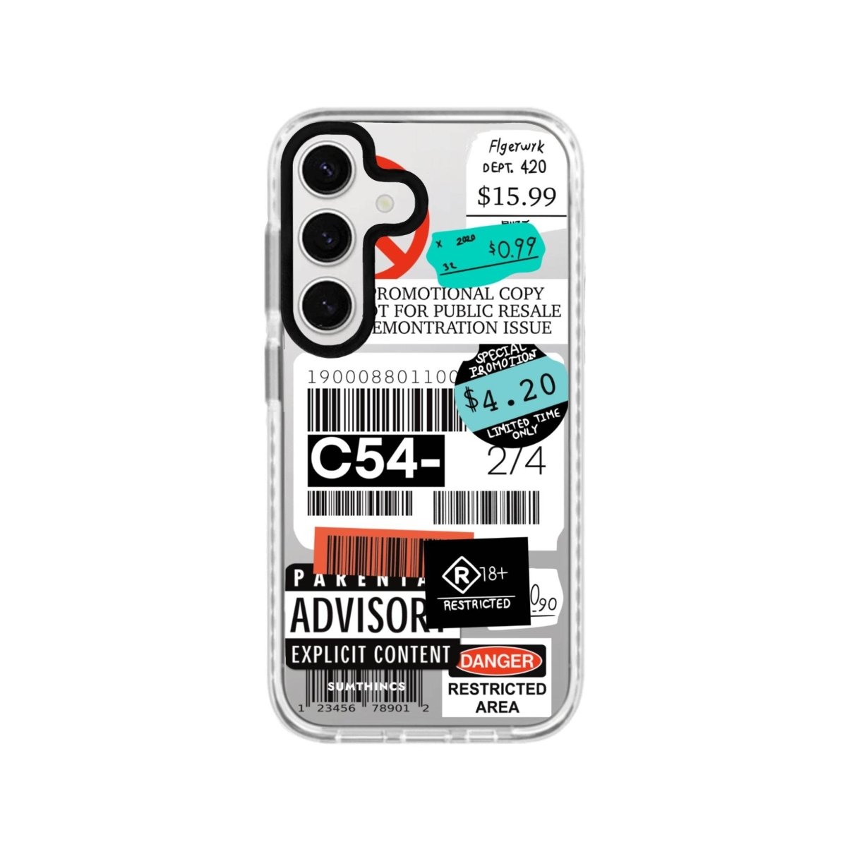 Samsung S24 Plus Barcode C54 Magsafe Procase Şeffaf Telefon Kılıfı - SUMTHINCS