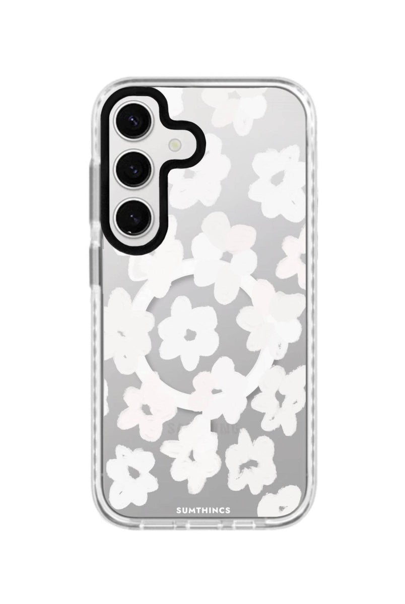 Samsung S24 Plus Blossoms Magsafe Procase Şeffaf Telefon Kılıfı - SUMTHINCS