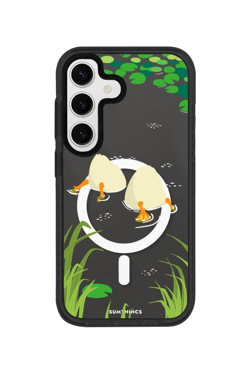 Samsung S24 Plus Ducks Magsafe Procase Şeffaf Telefon Kılıfı - SUMTHINCS