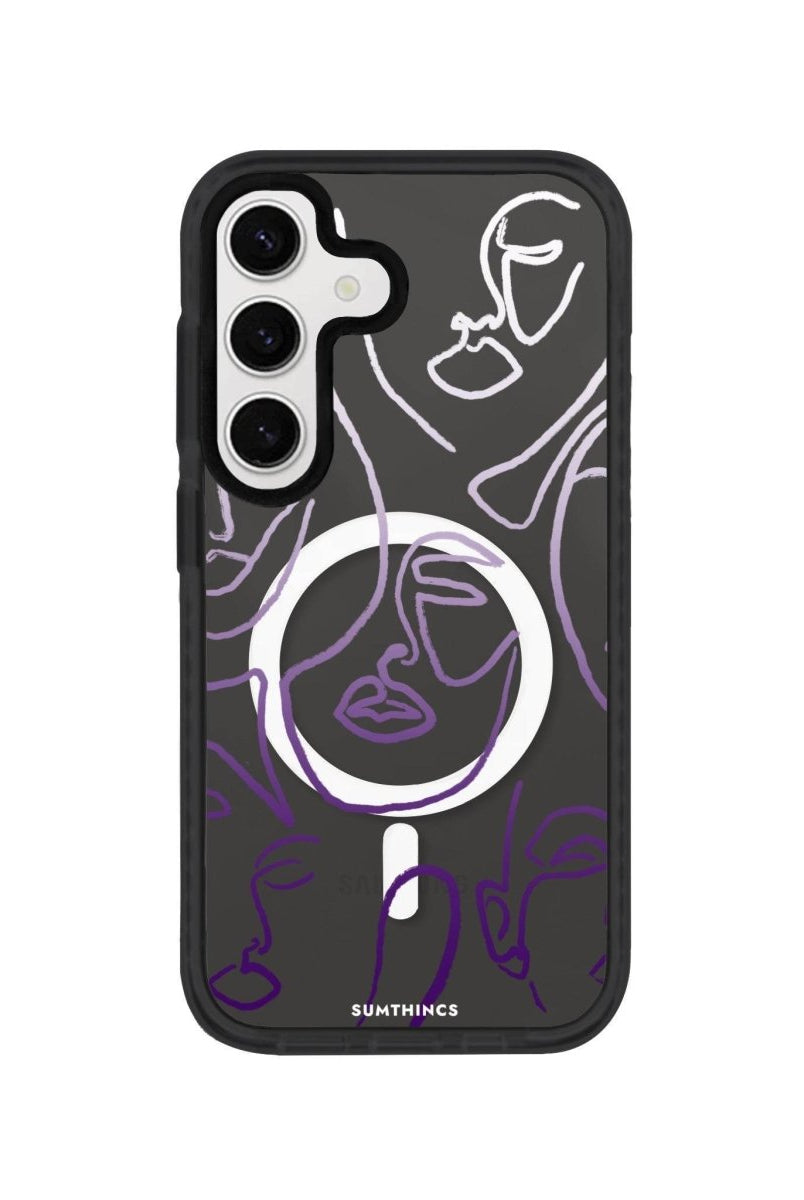 Samsung S24 Plus Faces Magsafe Procase Şeffaf Telefon Kılıfı - SUMTHINCS