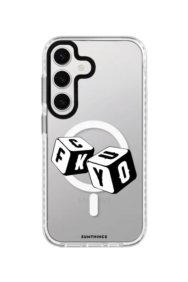 Samsung S24 Plus Fck You Magsafe Procase Şeffaf Telefon Kılıfı - SUMTHINCS