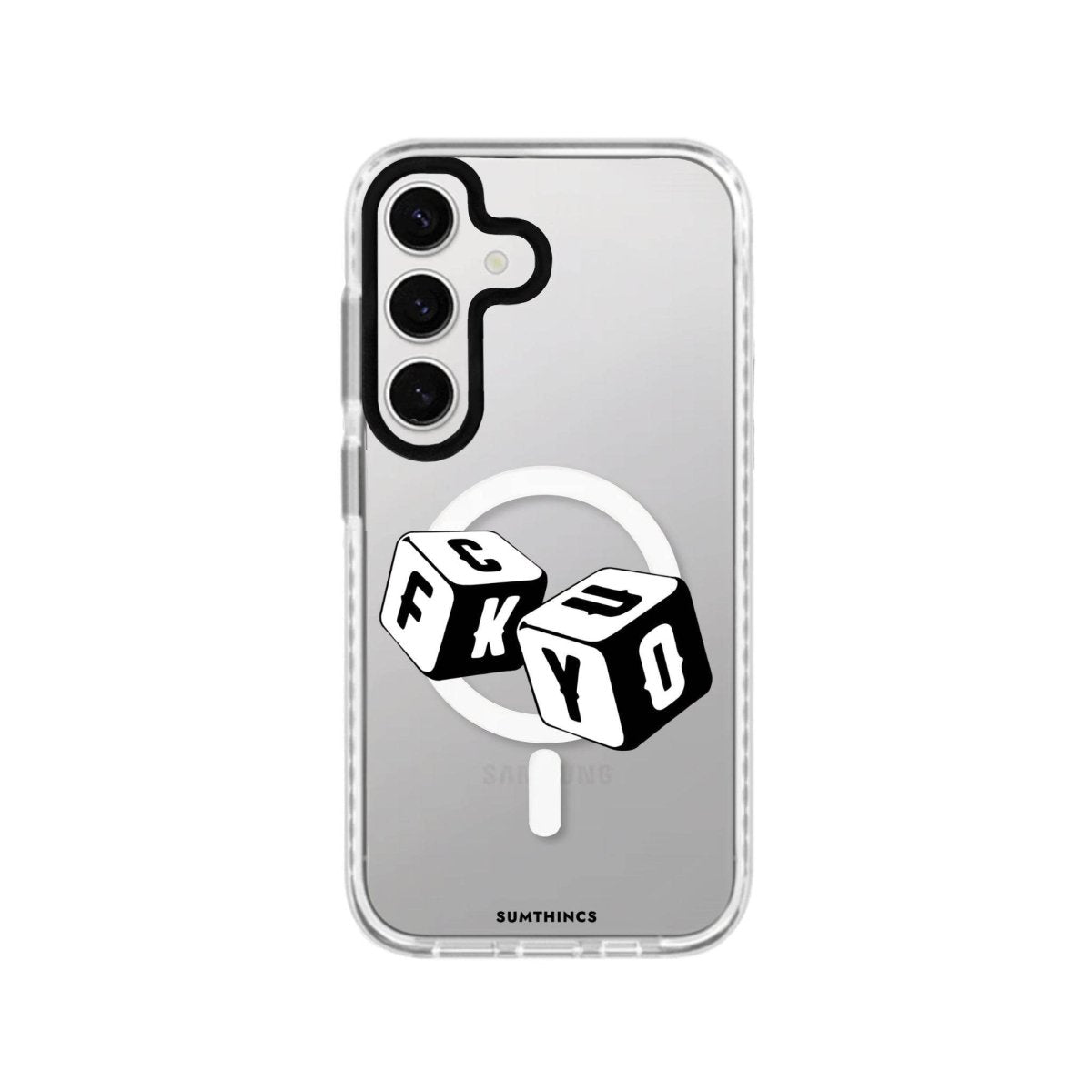 Samsung S24 Plus Fck You Magsafe Procase Şeffaf Telefon Kılıfı - SUMTHINCS