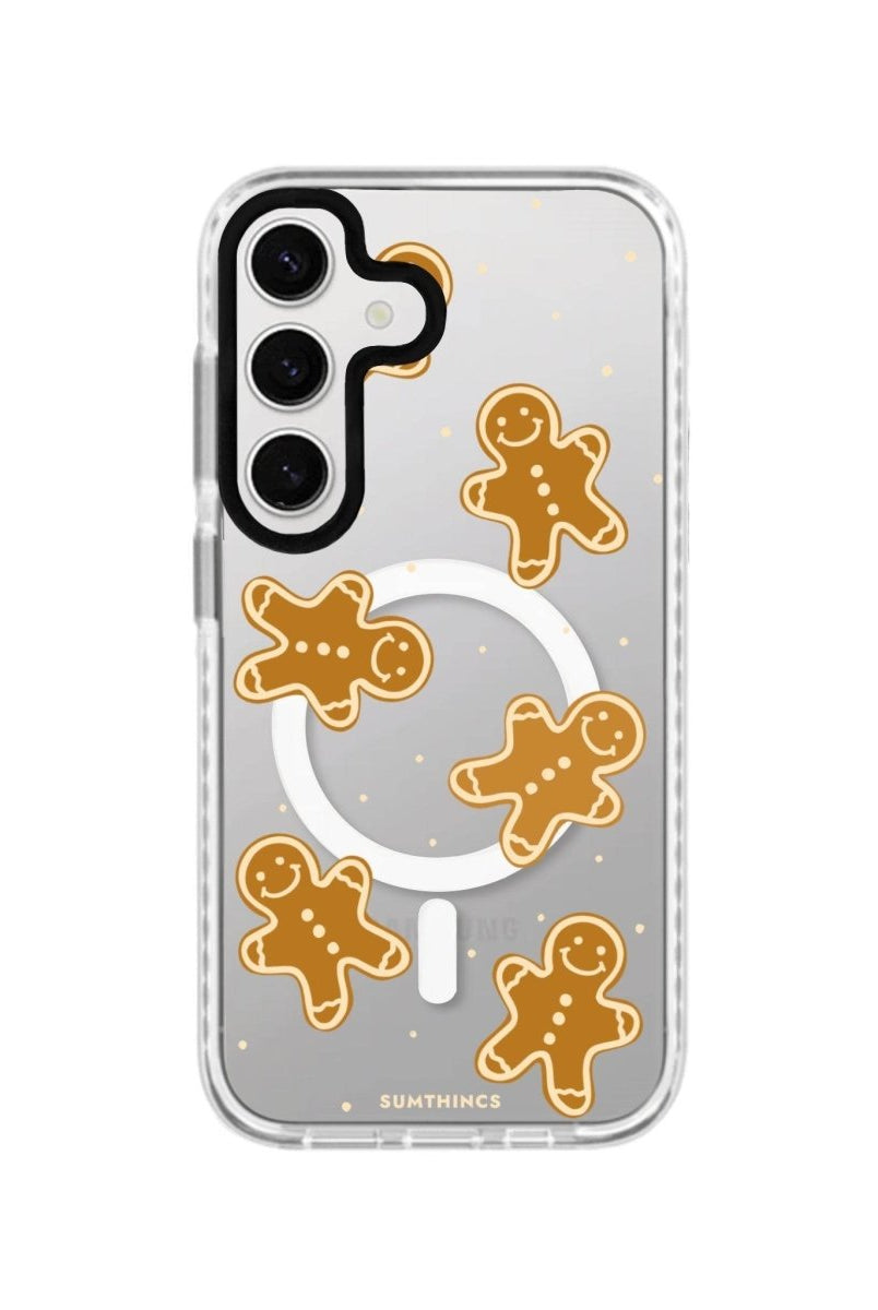 Samsung S24 Plus Gingerbread Man Magsafe Procase Şeffaf Telefon Kılıfı - SUMTHINCS