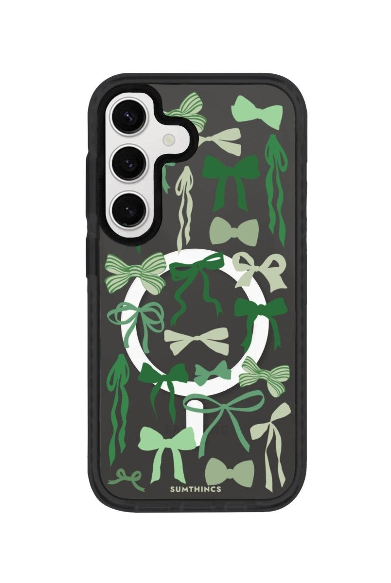 Samsung S24 Plus Green Garland Magsafe Procase Şeffaf Telefon Kılıfı - SUMTHINCS