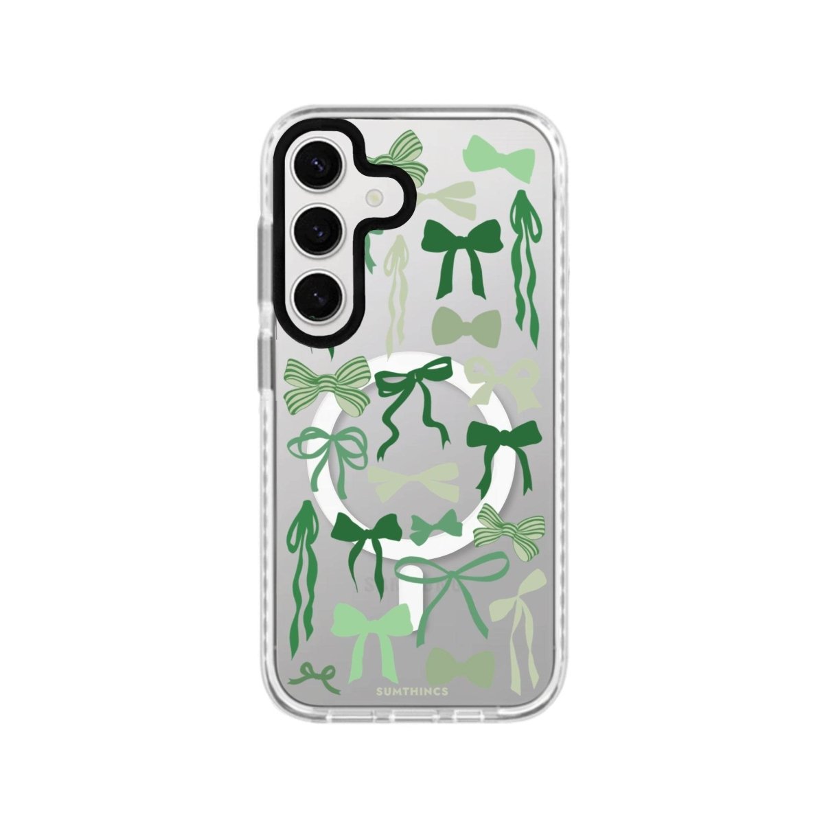 Samsung S24 Plus Green Garland Magsafe Procase Şeffaf Telefon Kılıfı - SUMTHINCS