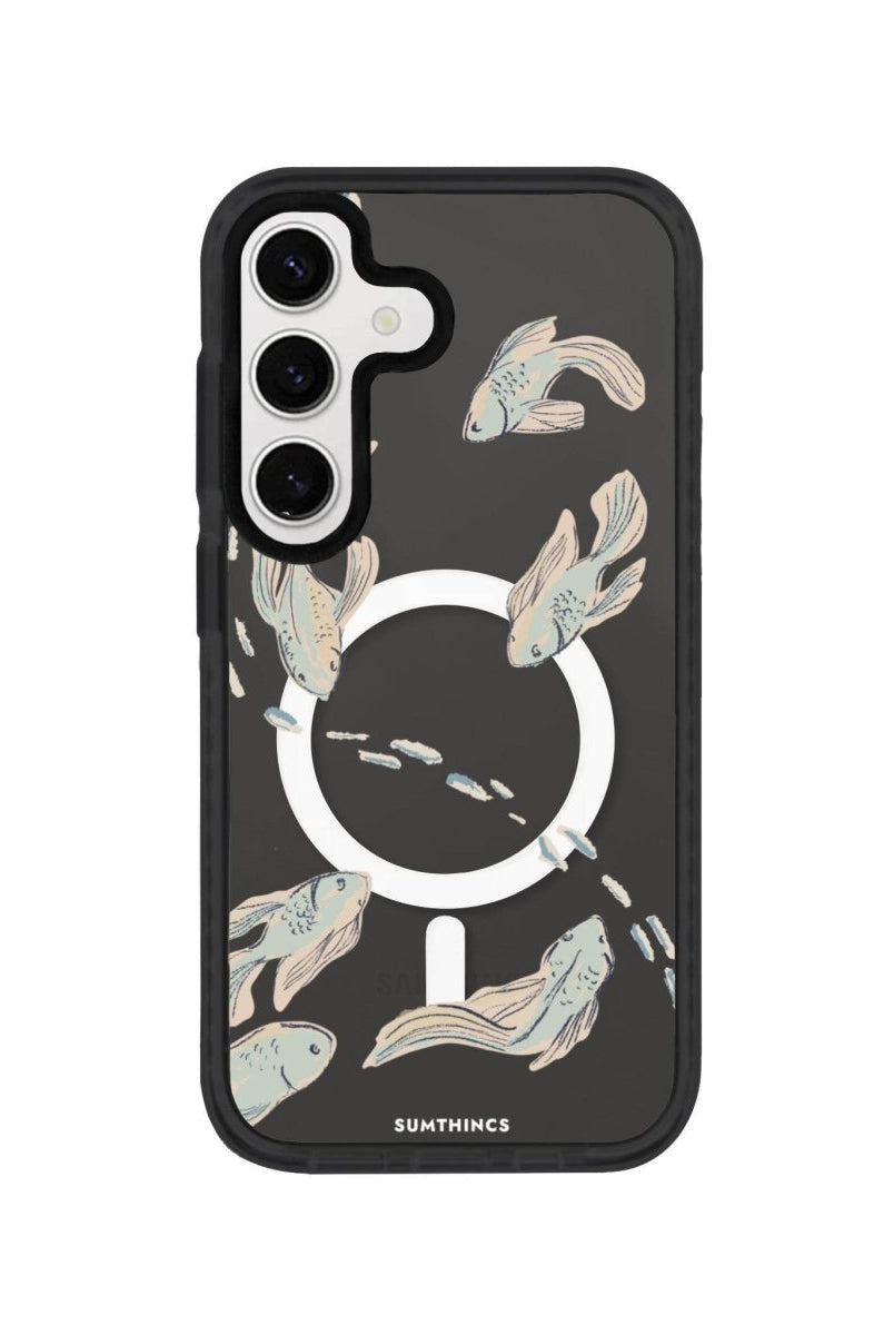 Samsung S24 Plus Koi Fish Magsafe Procase Şeffaf Telefon Kılıfı - SUMTHINCS