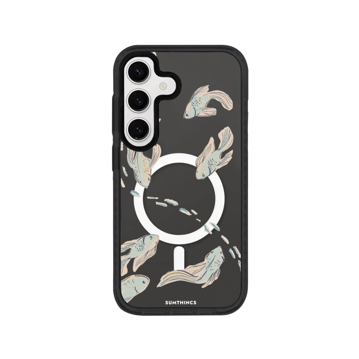 Samsung S24 Plus Koi Fish Magsafe Procase Şeffaf Telefon Kılıfı - SUMTHINCS