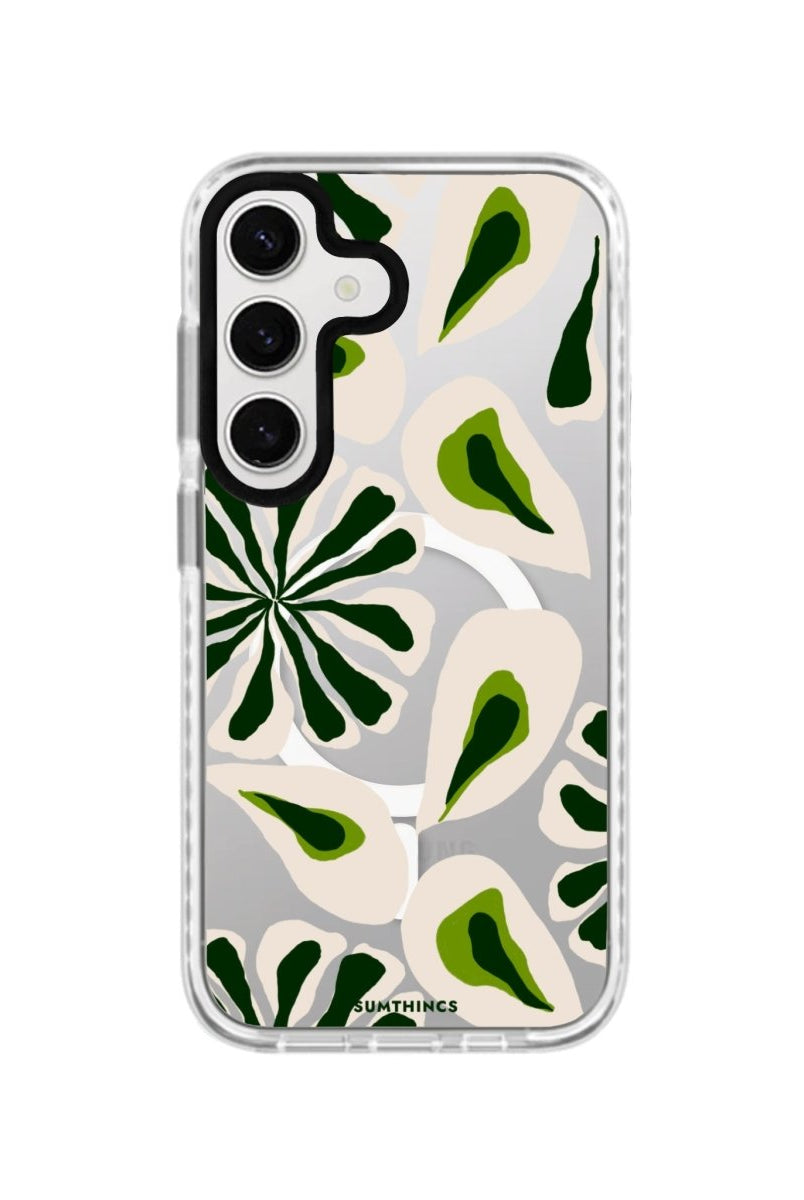 Samsung S24 Plus Leafs Magsafe Procase Şeffaf Telefon Kılıfı - SUMTHINCS