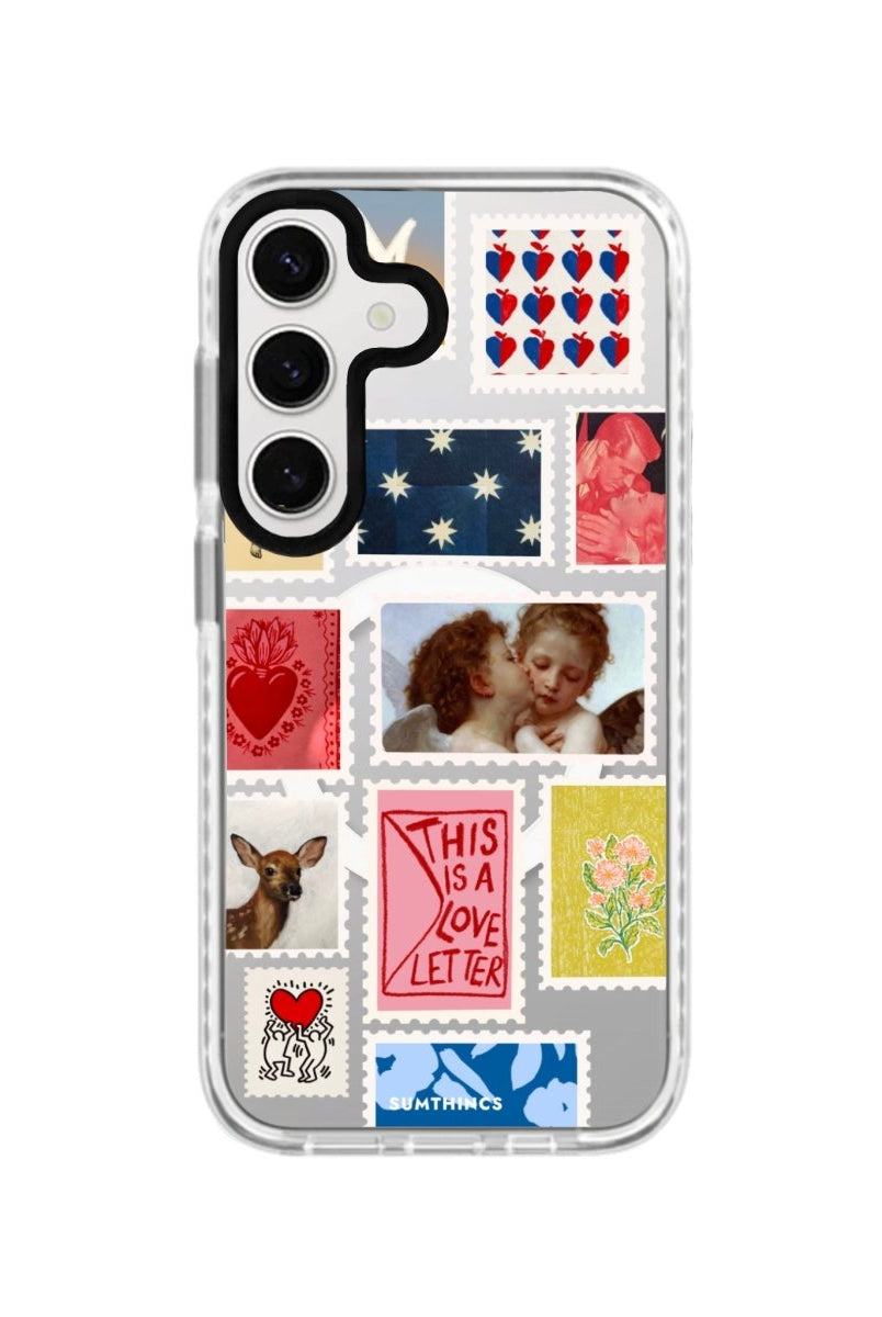 Samsung S24 Plus Love Letter Magsafe Procase Şeffaf Telefon Kılıfı - SUMTHINCS