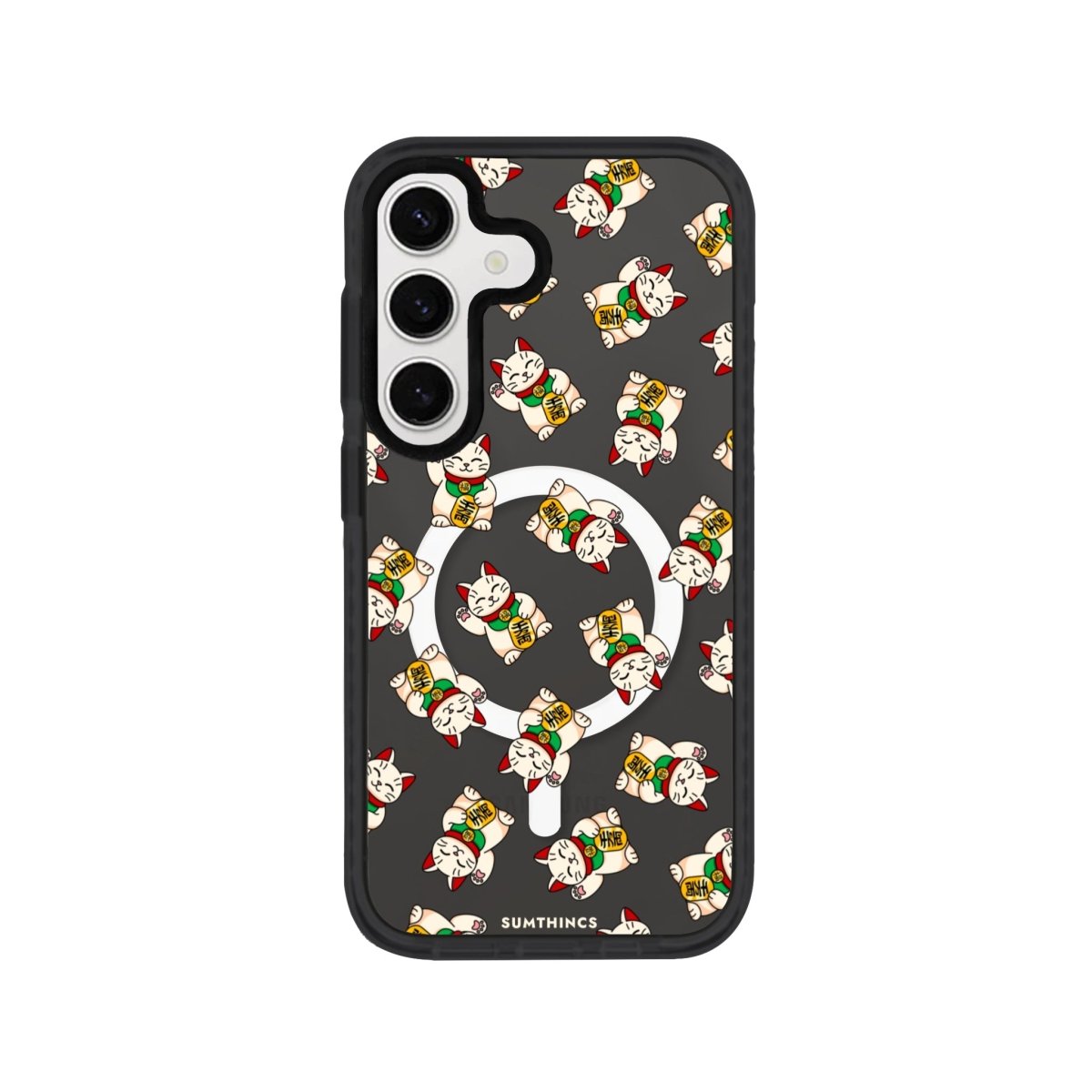 Samsung S24 Plus Maneki Neko Magsafe Procase Şeffaf Telefon Kılıfı - SUMTHINCS