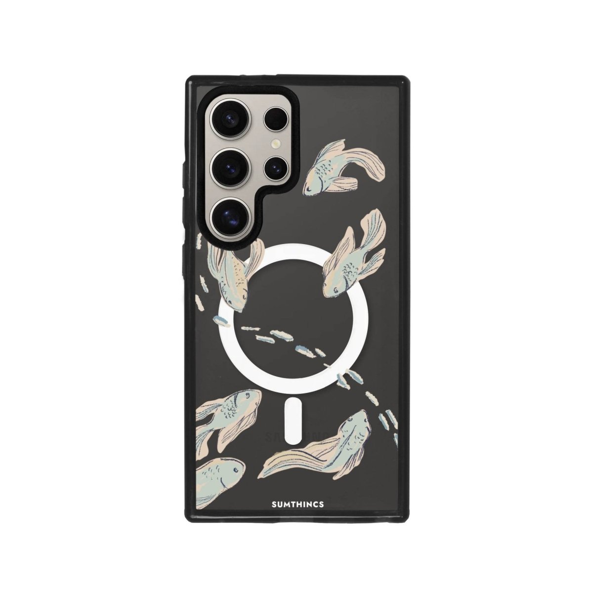 Samsung S24 Ultra Koi Fish Magsafe Procase Şeffaf Telefon Kılıfı - SUMTHINCS