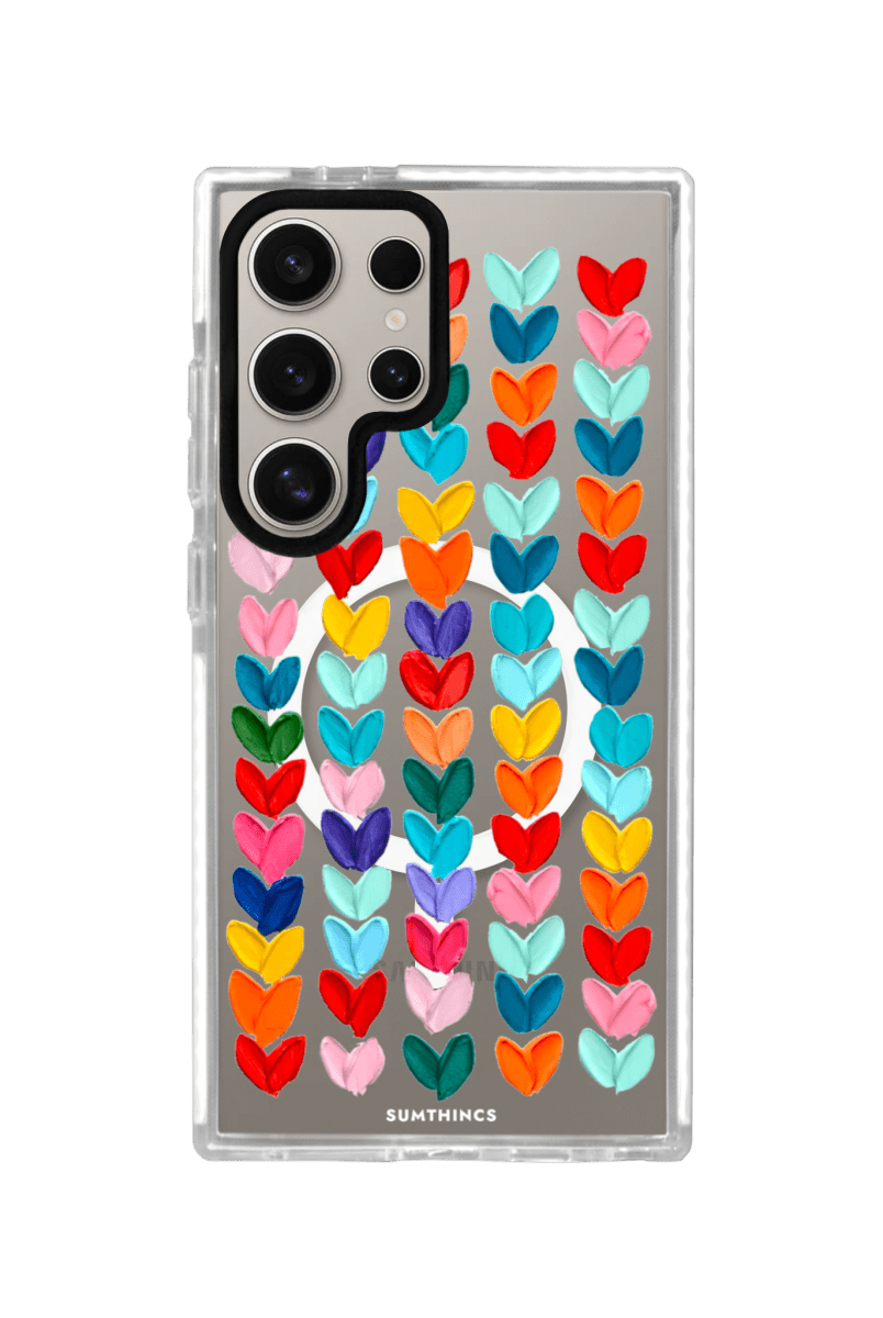 Samsung S24 Ultra Lovestorm Magsafe Procase Şeffaf Telefon Kılıfı Beyaz Şeffaf - SUMTHINCS