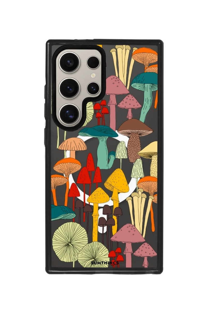 Samsung S24 Ultra Mushrooms Magsafe Procase Şeffaf Telefon Kılıfı - SUMTHINCS