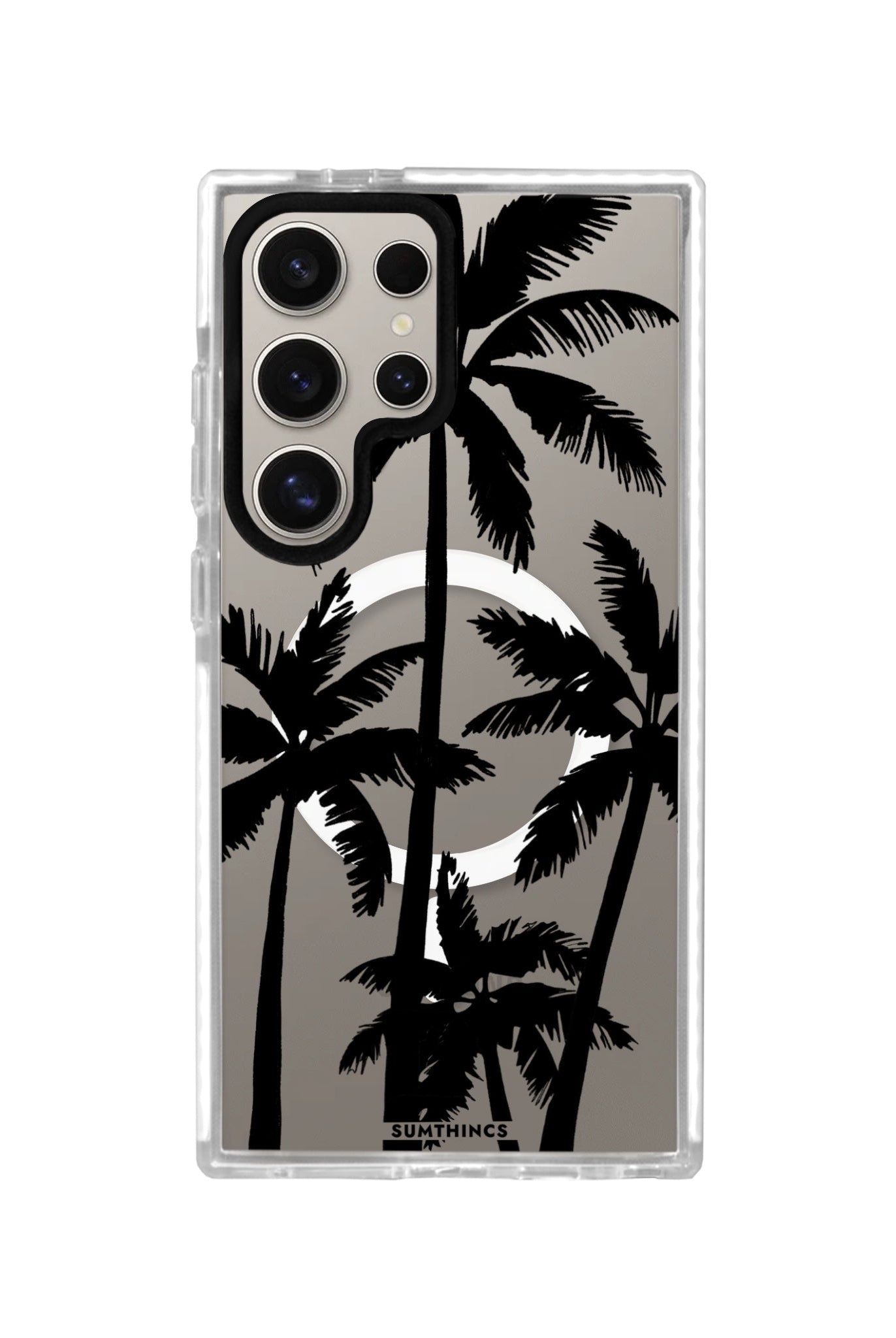 Samsung S24 Ultra Palm Trees Magsafe Procase Şeffaf Telefon Kılıfı - SUMTHINCS