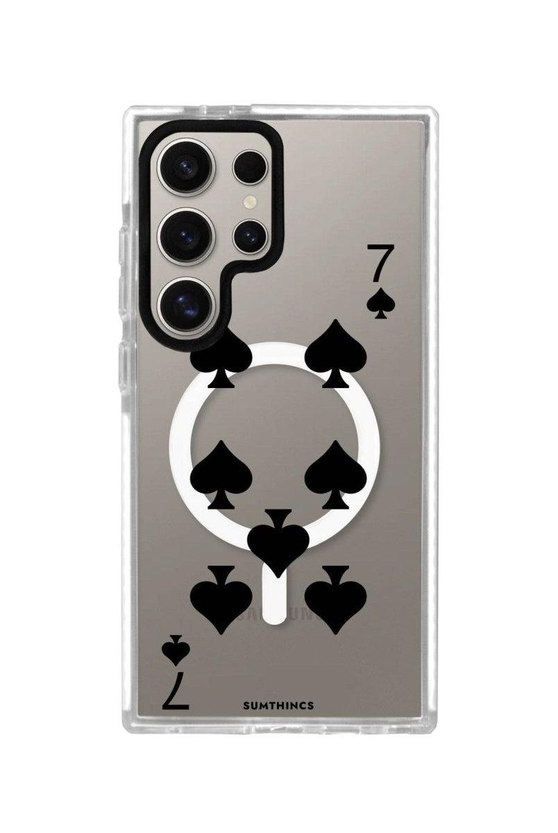 Samsung S24 Ultra Spade7 Magsafe Procase Şeffaf Telefon Kılıfı Beyaz Şeffaf - SUMTHINCS