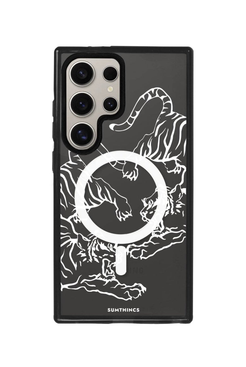 Samsung S24 Ultra Tigers Magsafe Procase Şeffaf Telefon Kılıfı - SUMTHINCS
