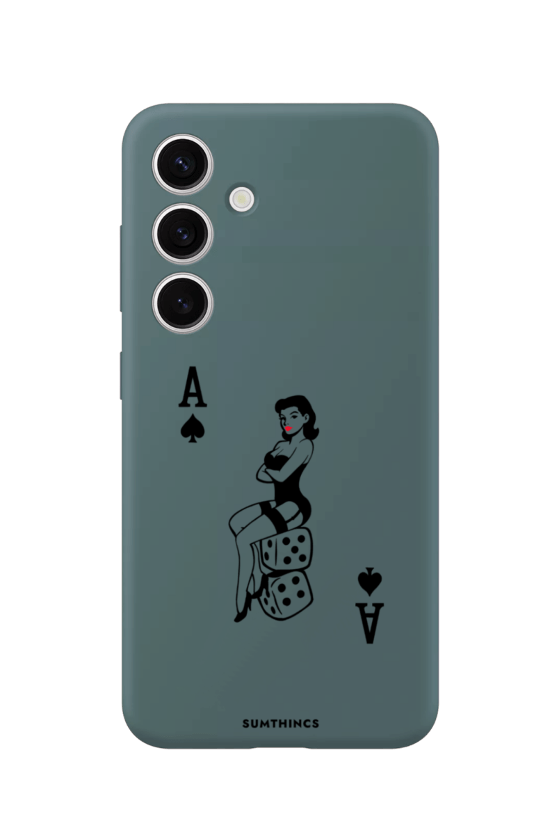 Samsung S25 Ace Queen Premium Telefon Kılıfı Kaktüs Yeşili - SUMTHINCS