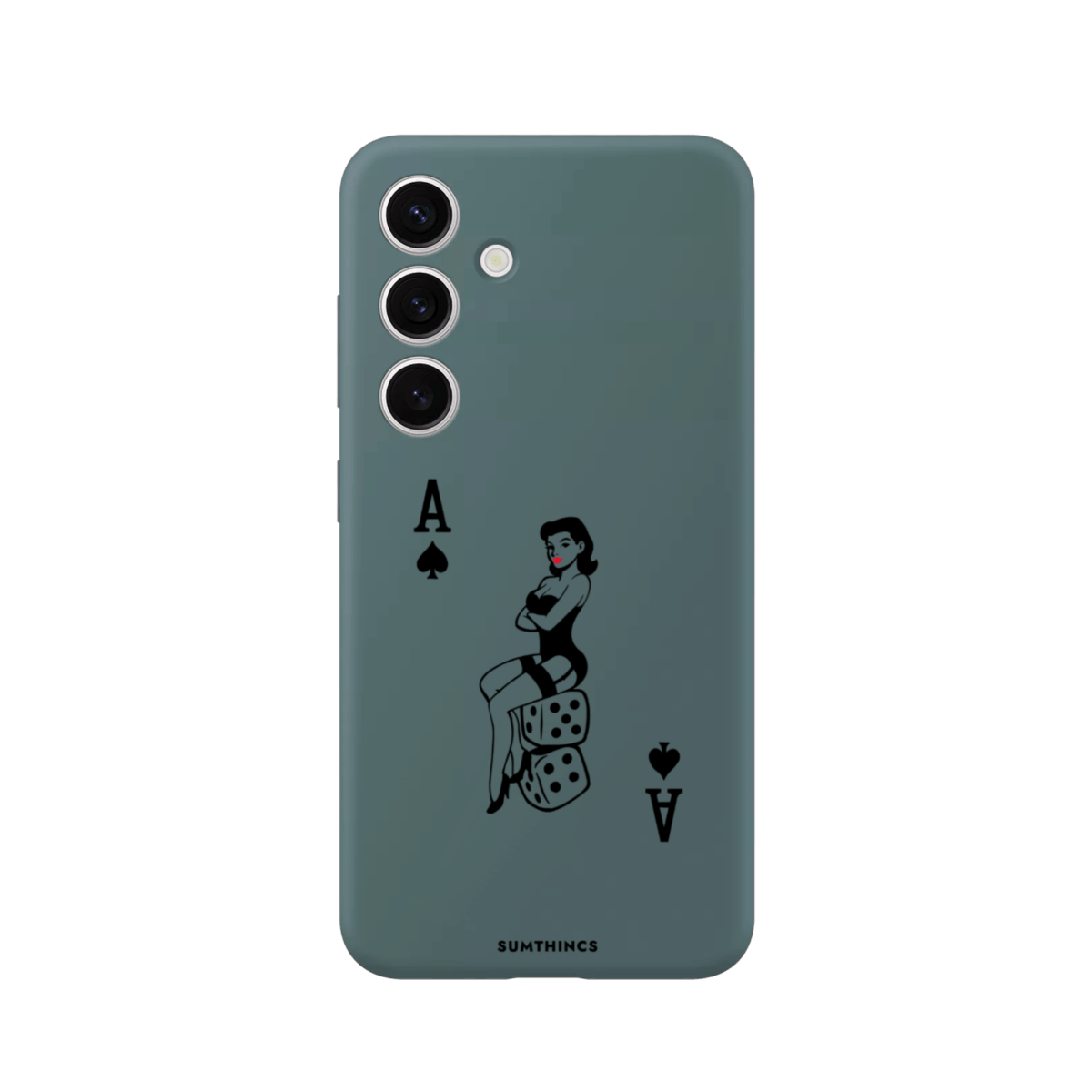 Samsung S25 Ace Queen Premium Telefon Kılıfı Kaktüs Yeşili - SUMTHINCS