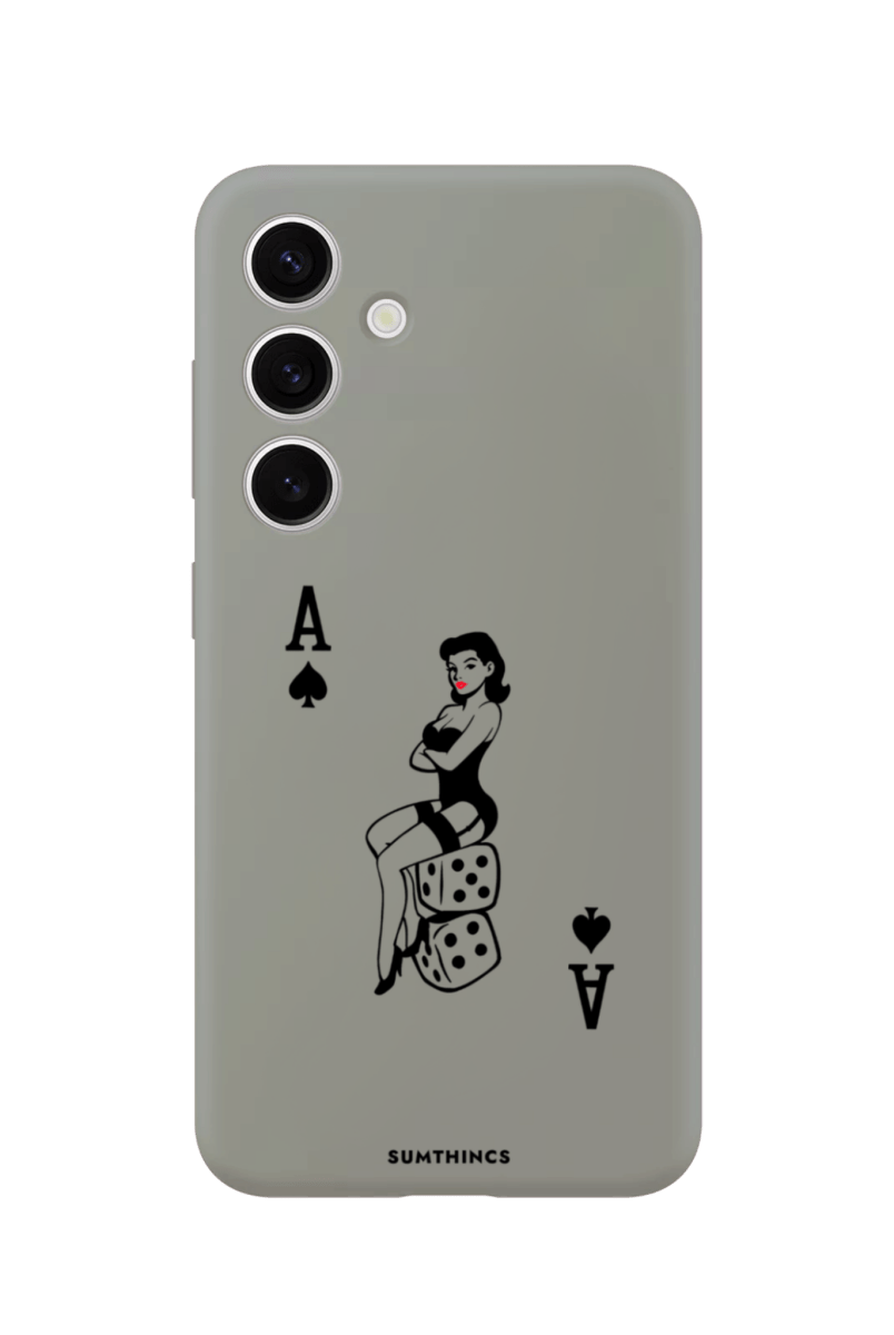 Samsung S25 Ace Queen Premium Telefon Kılıfı Gri - SUMTHINCS