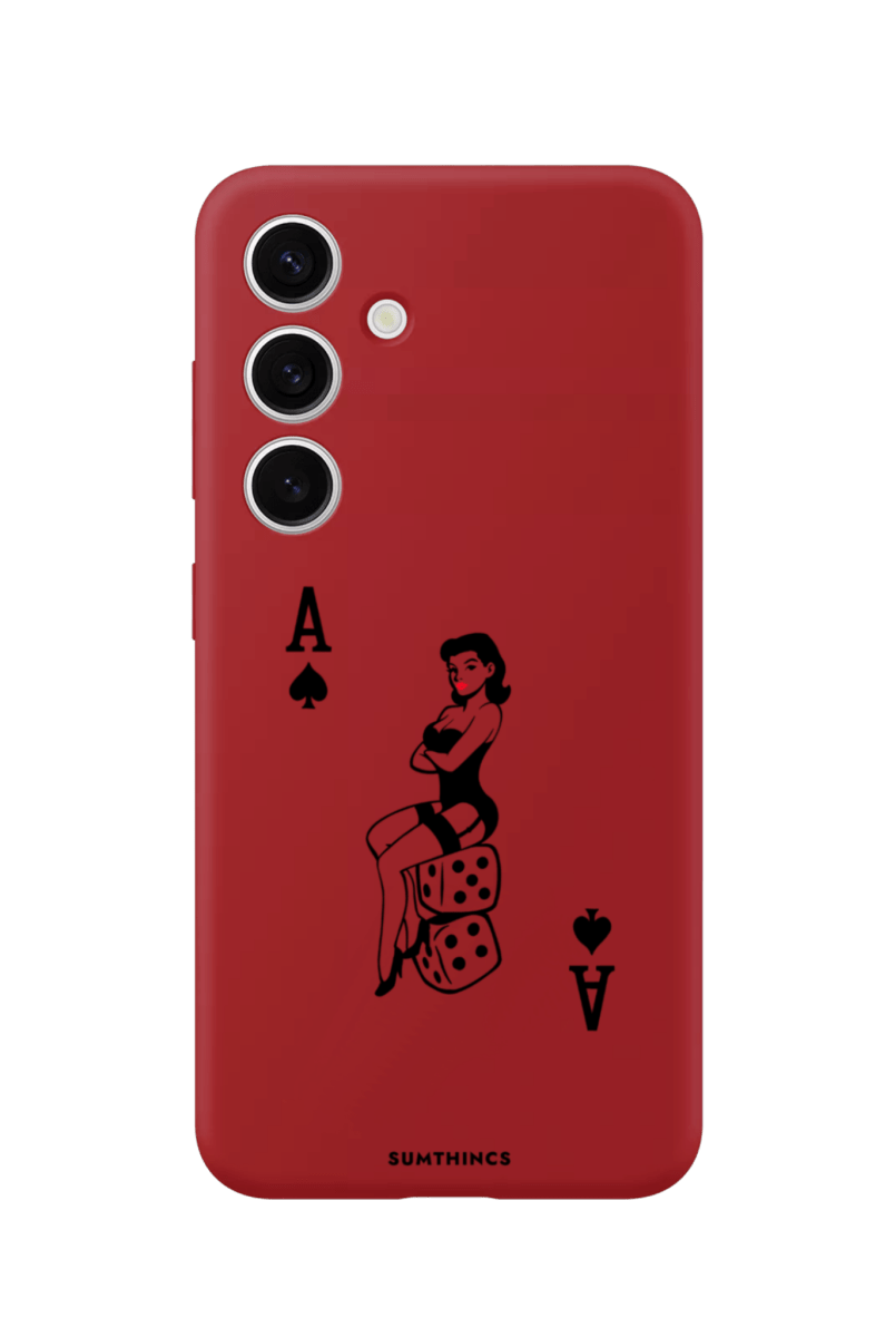 Samsung S25 Ace Queen Premium Telefon Kılıfı Kırmızı - SUMTHINCS