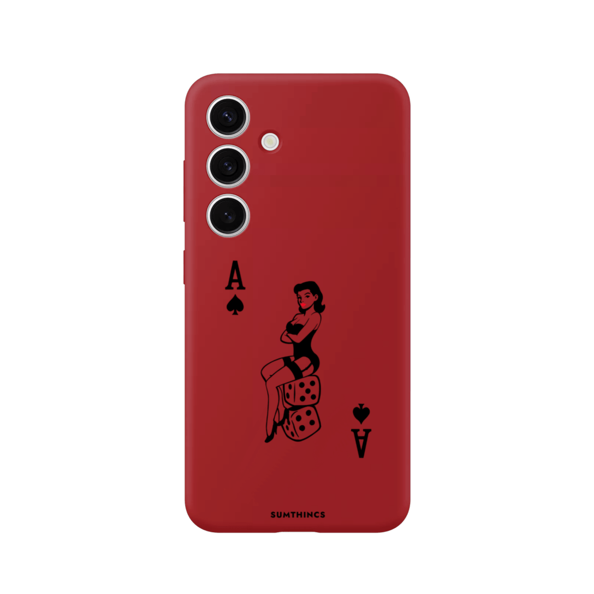 Samsung S25 Ace Queen Premium Telefon Kılıfı Kırmızı - SUMTHINCS