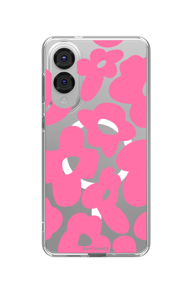 Samsung S25 Edge Daisy Pop Clear Magsafe Telefon Kılıfı - SUMTHINCS