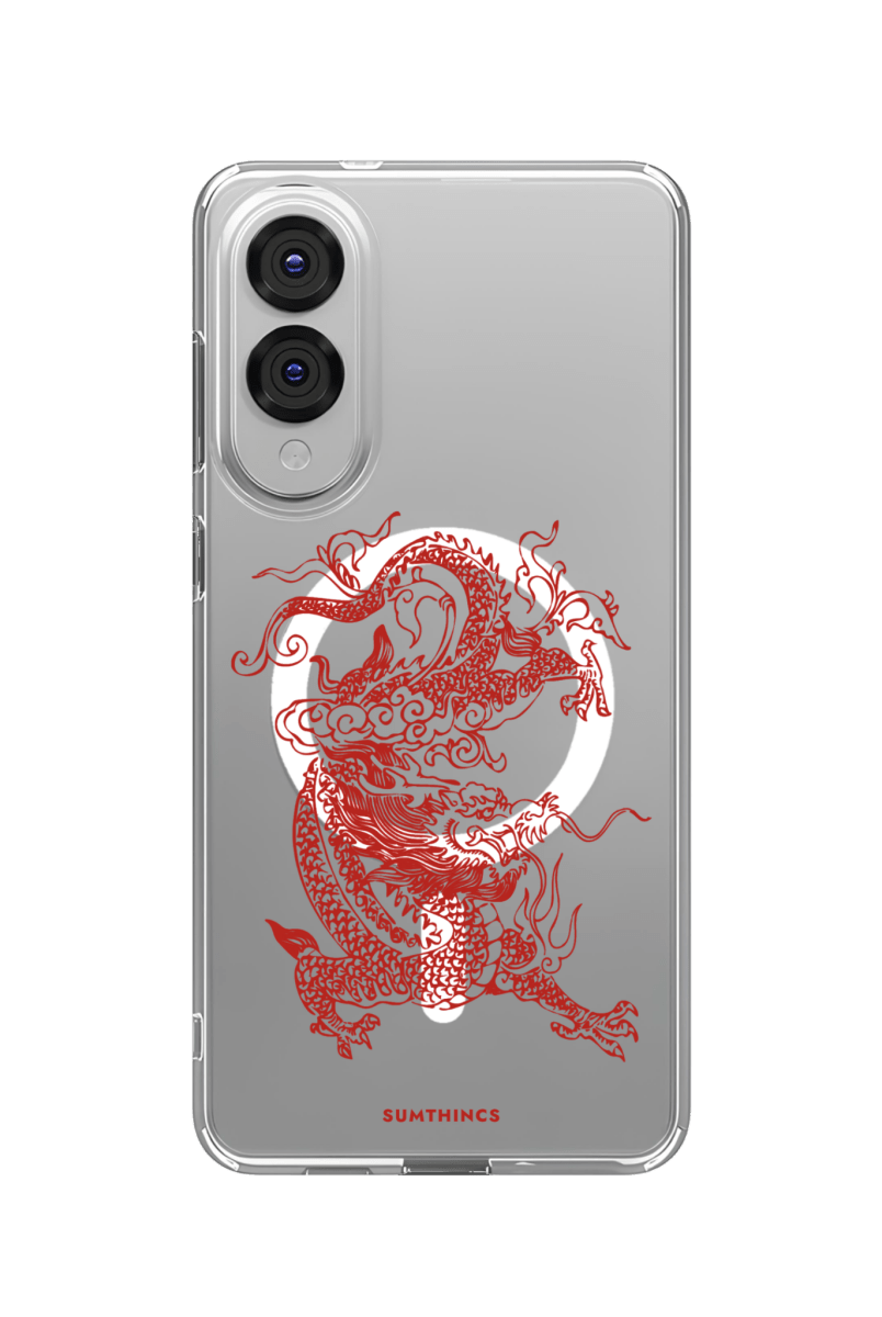 Samsung S25 Edge Dragon Clear Magsafe Telefon Kılıfı - SUMTHINCS