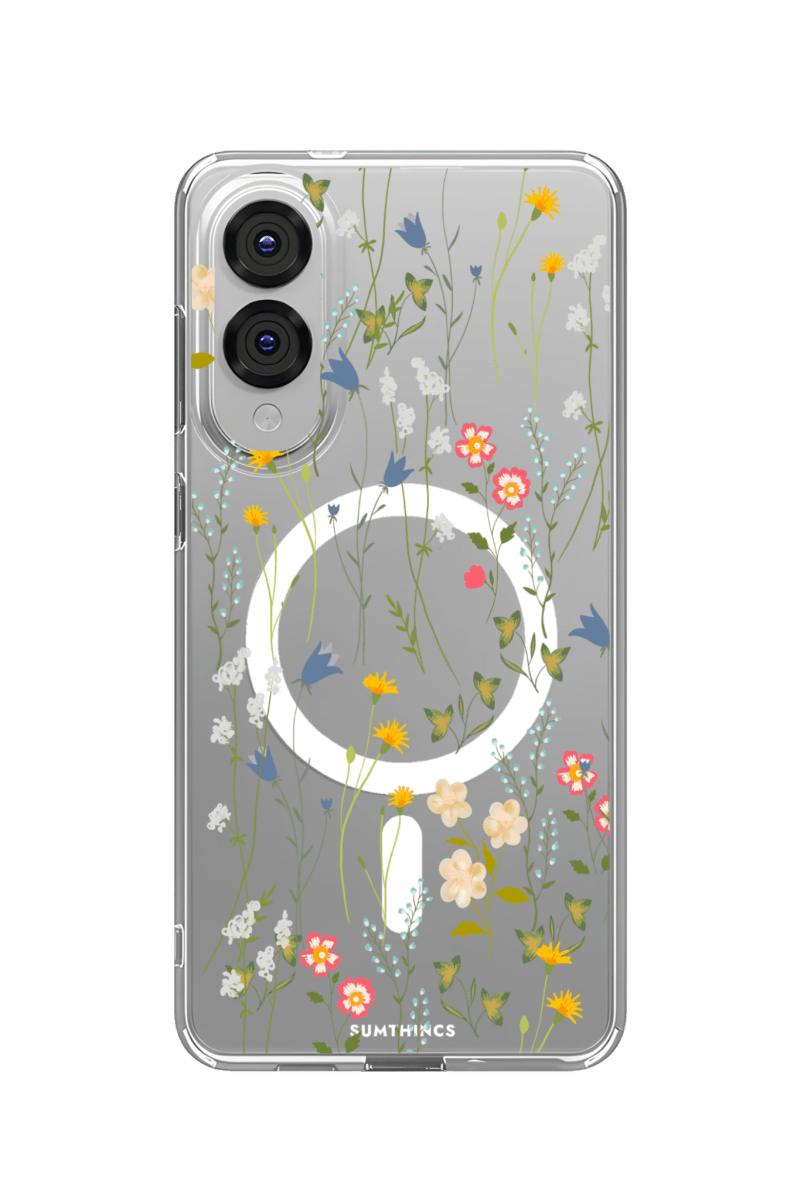 Samsung S25 Edge Eternal Garden Clear Magsafe Şeffaf Telefon Kılıfı - SUMTHINCS