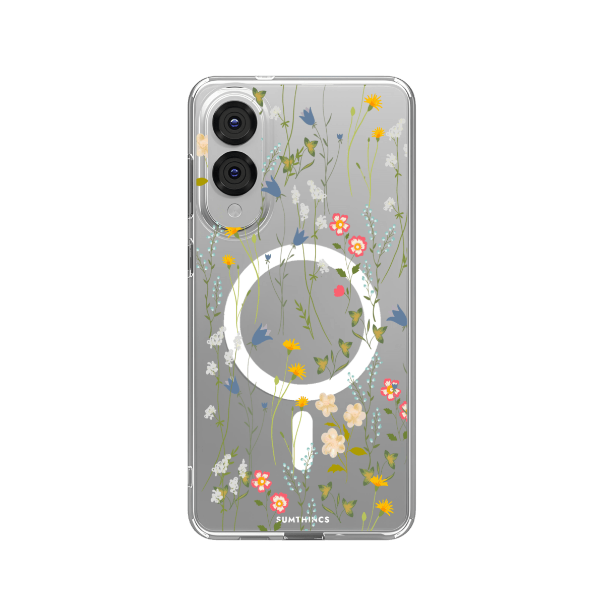 Samsung S25 Edge Eternal Garden Clear Magsafe Şeffaf Telefon Kılıfı - SUMTHINCS