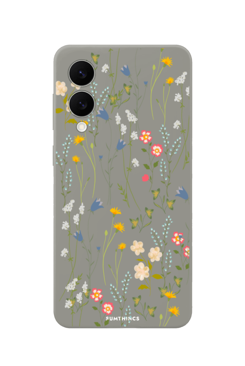 Samsung S25 Edge Eternal Garden Premium Telefon Kılıfı Gri - SUMTHINCS