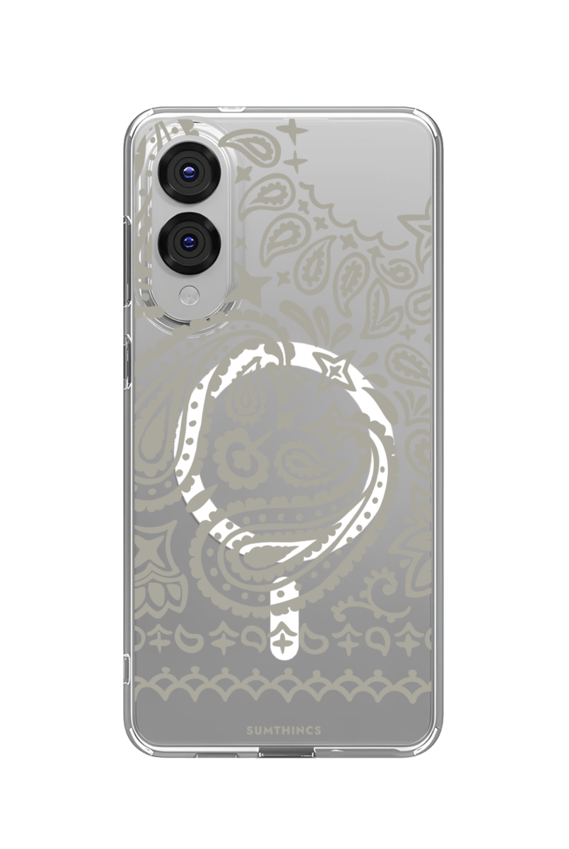 Samsung S25 Edge Urban Bandana Clear Magsafe Şeffaf Telefon Kılıfı - SUMTHINCS