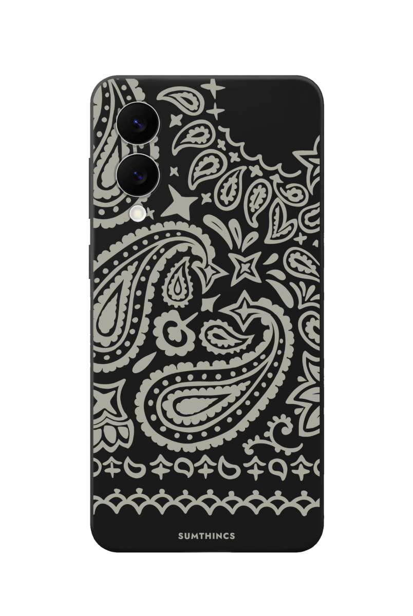 Samsung S25 Edge Urban Bandana Premium Telefon Kılıfı Siyah - SUMTHINCS