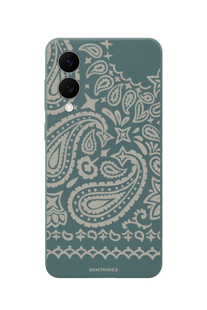 Samsung S25 Edge Urban Bandana Premium Telefon Kılıfı Kaktüs Yeşili - SUMTHINCS